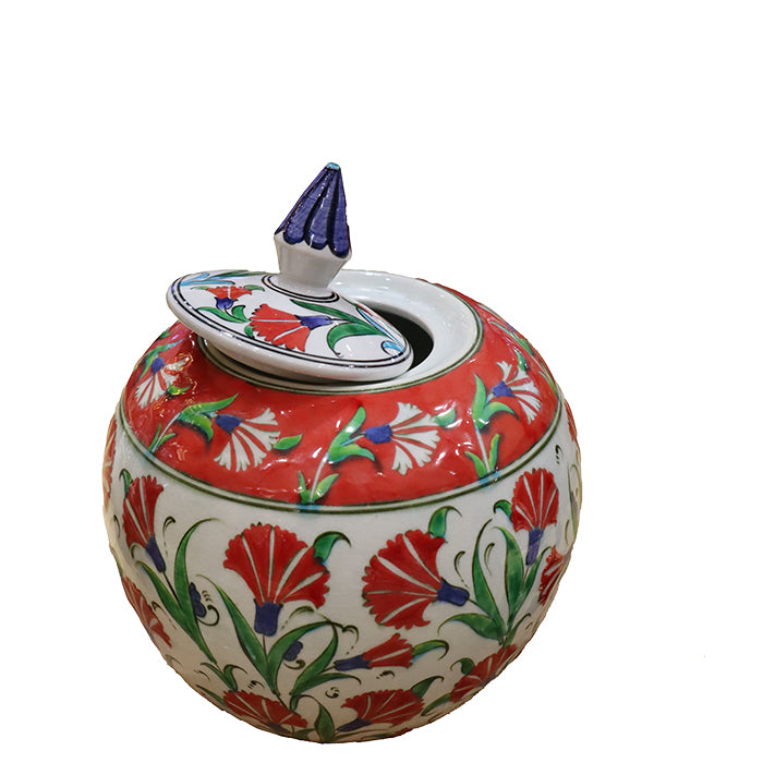 TRADITIONAL HANDMADE TURKISH 15 CM CINI VASE