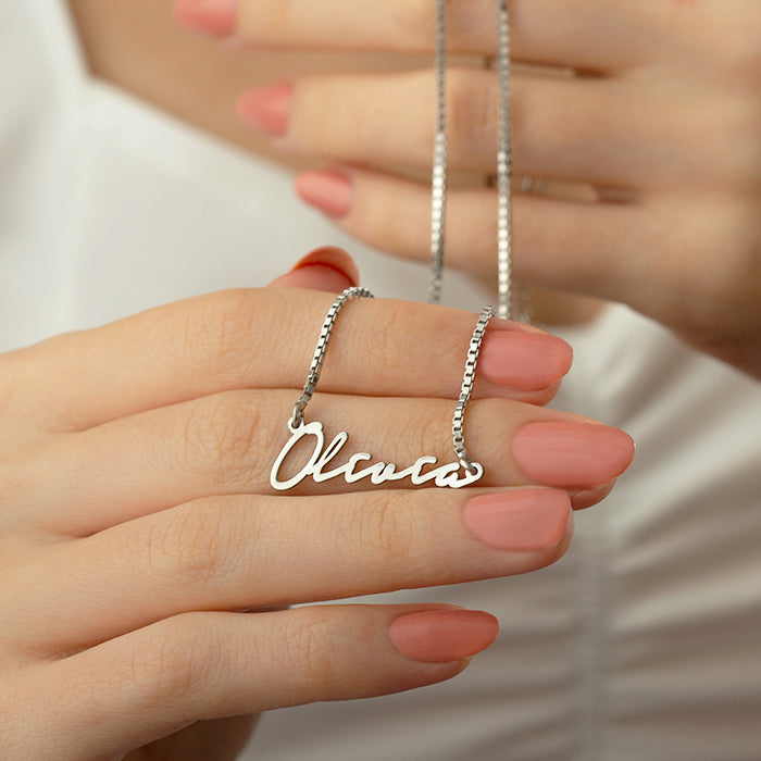 STERLING SILVER CUSTOMIZED NECKLACE