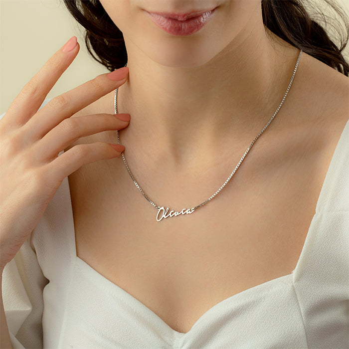 STERLING SILVER CUSTOMIZED NECKLACE