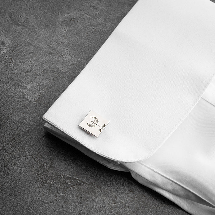 STERLING SILVER CUSTOMIZED CUFFLINK