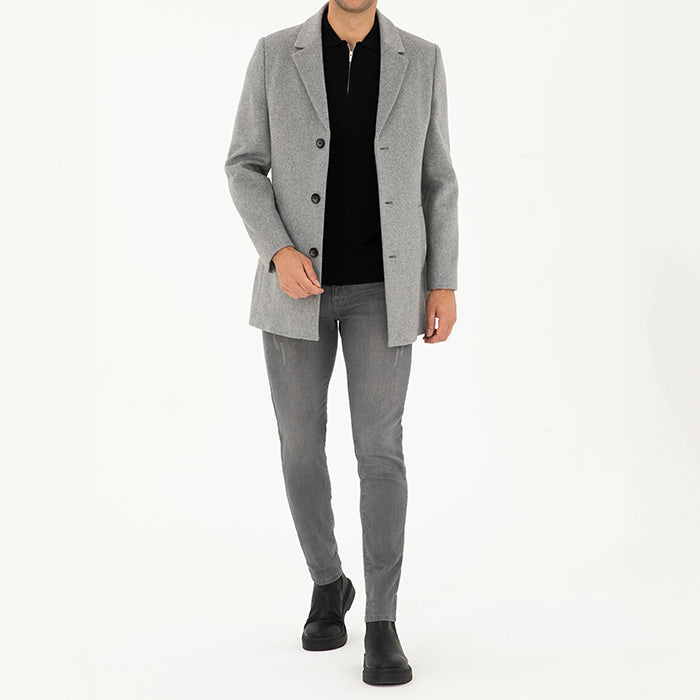 PIERRE CARDIN WOOL TRENCH COAT