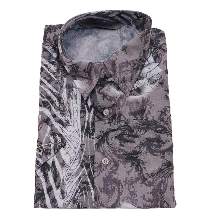 PALMEN GREY SHIRT- SHORT SLEEVE