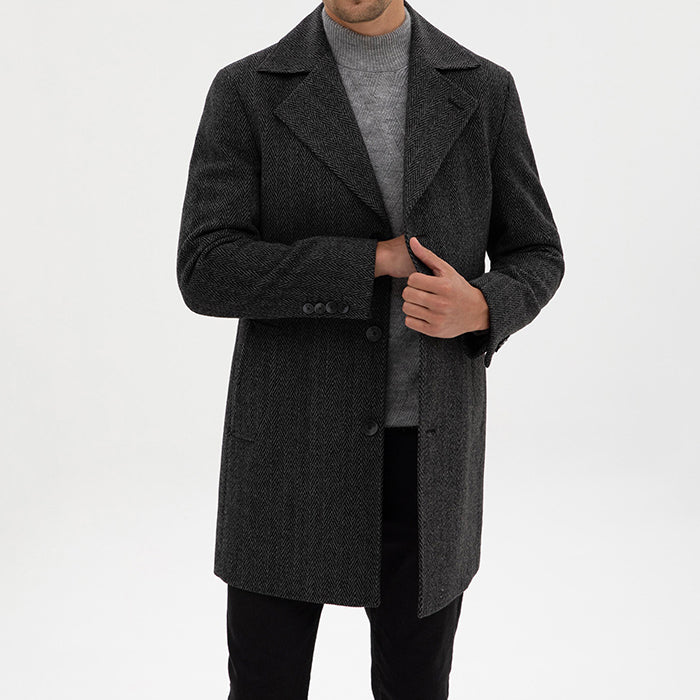 PIERRE CARDIN WOOL TRENCH COAT