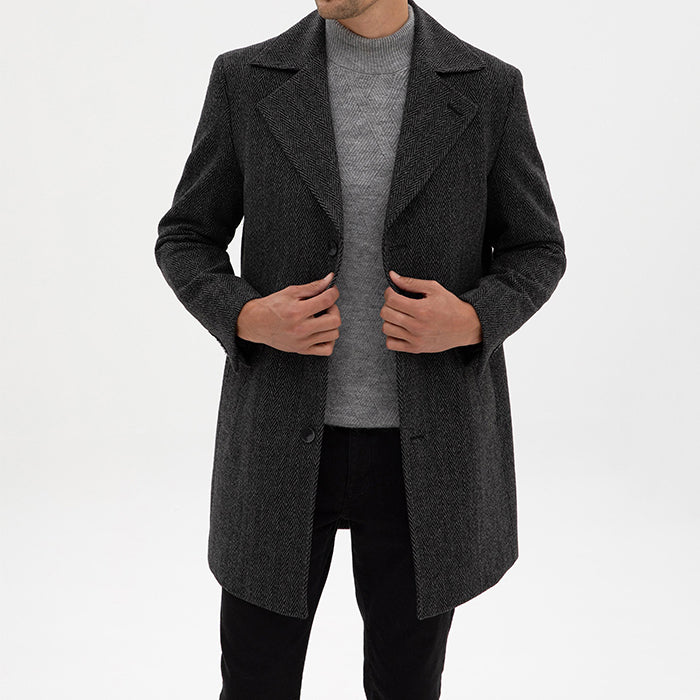 PIERRE CARDIN WOOL TRENCH COAT