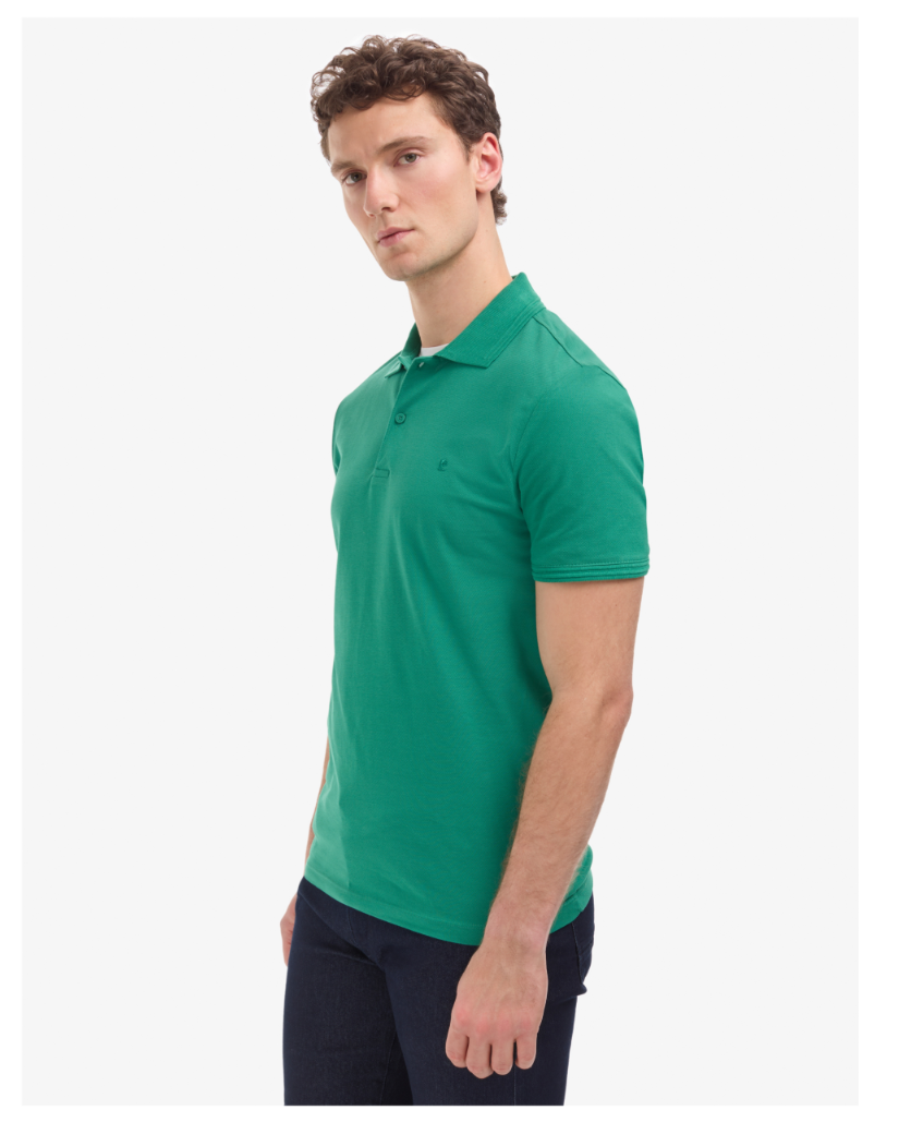 PIERRE CARDIN JUNGLE GREEN POLO T SHIRT