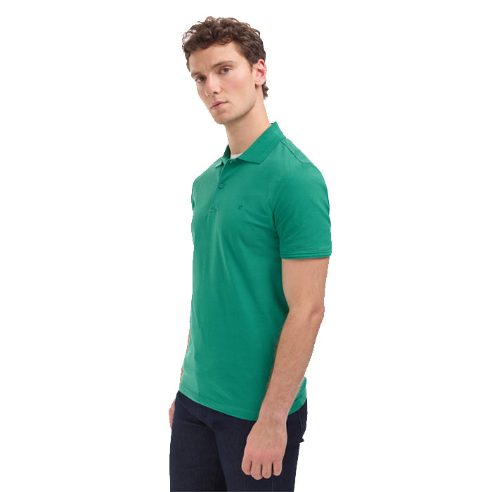 PIERRE CARDIN JUNGLE GREEN POLO T SHIRT