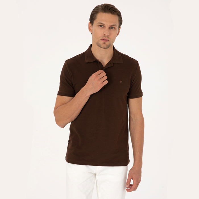 PIERRE CARDIN JUNGLE GREEN POLO T SHIRT
