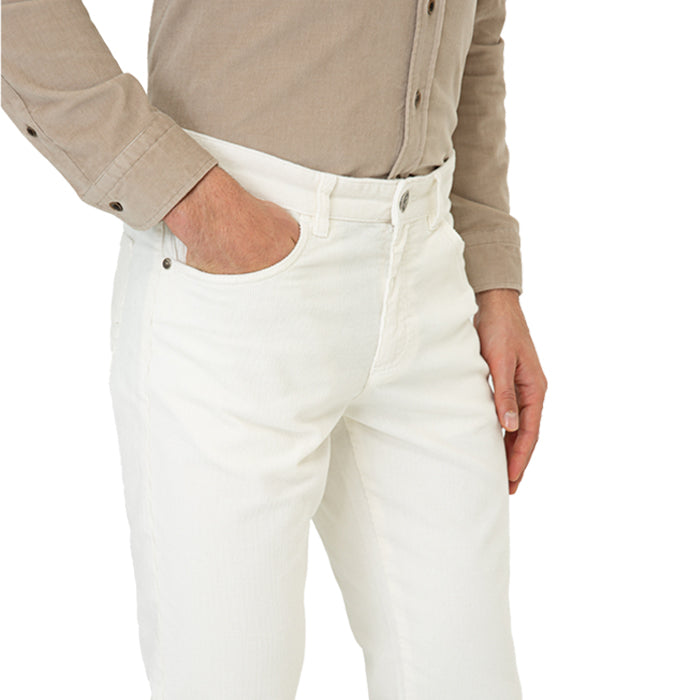 PIERRE CARDIN CREAM CORDUROY JEANS