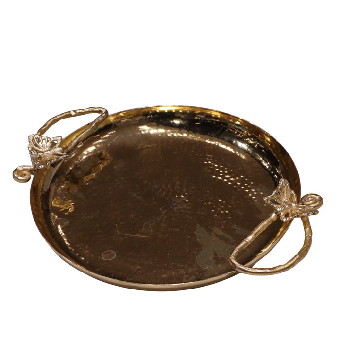 JULIE GOLD TRAY AND PLATE