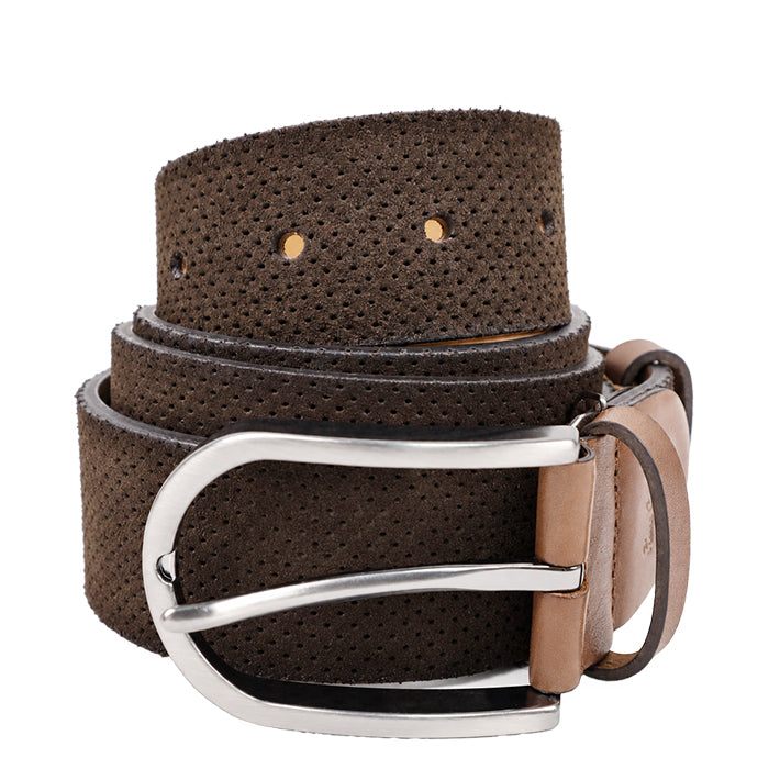 PIERRE CARDIN BROWN MEN BELT