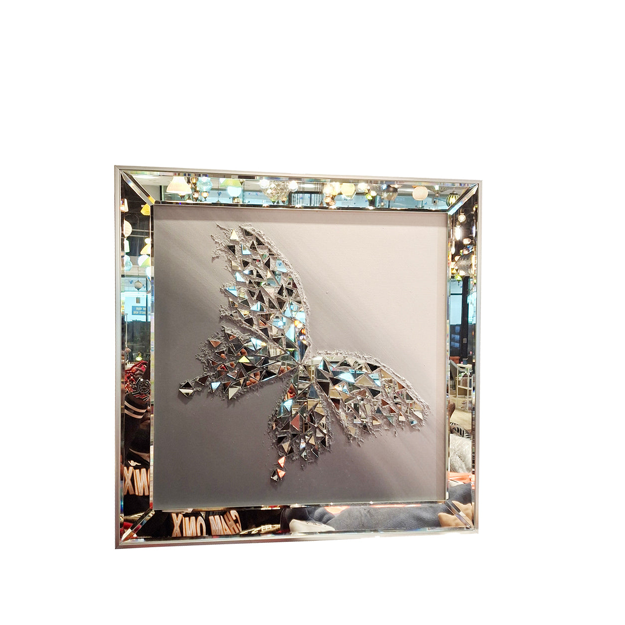 MOSAIC WALL DECOR GREY 60X60 CM