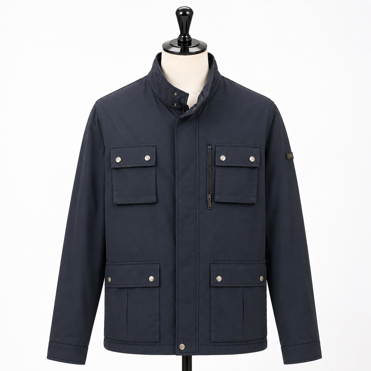 HARVEY DENZL NAVY BLUE JACKET