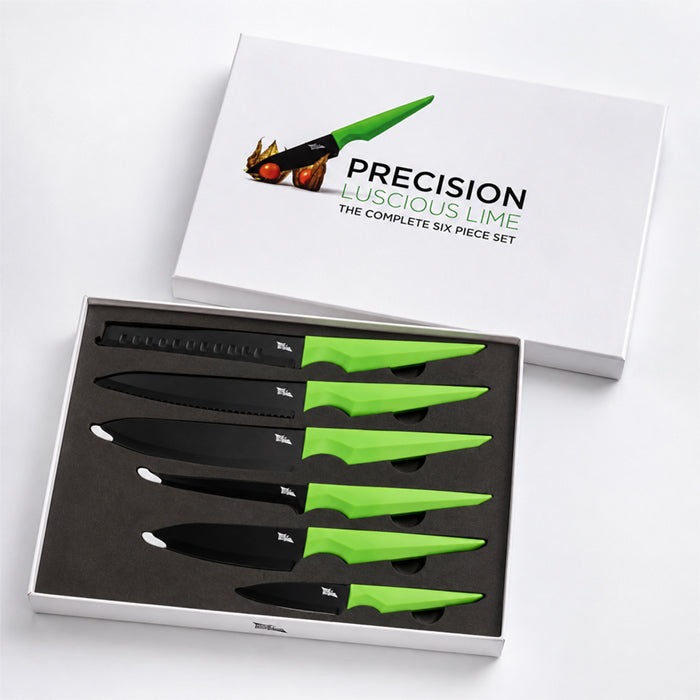 EDGE OF BELGRAVIA PROFFESIONAL CHEF KNIFE SET 6 PCS GREEN