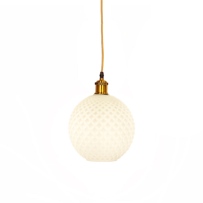 PENDANT LAMP EFE GLASS 2075A WHITE