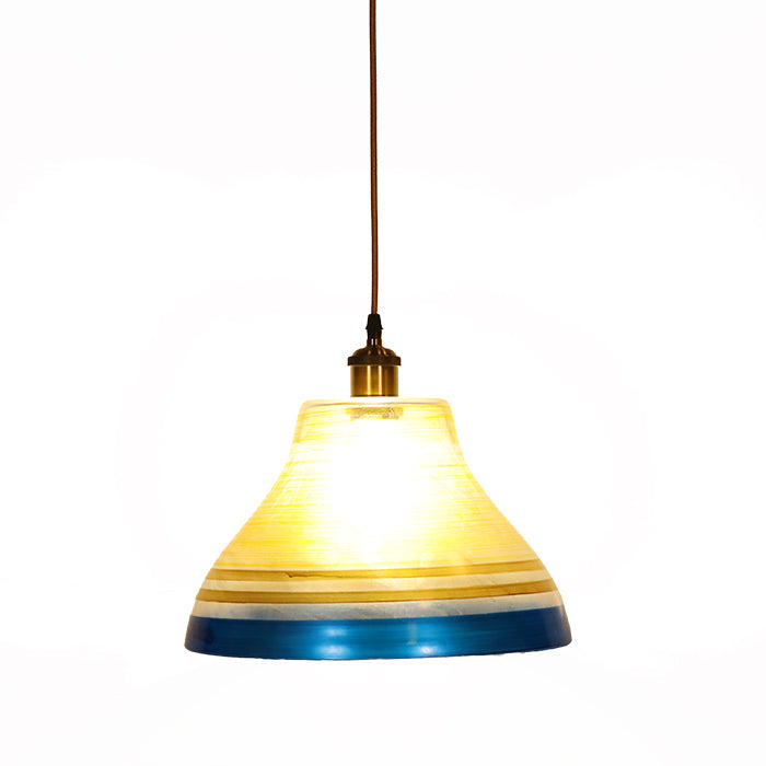 PENDANT LAMP EFE GLASS 1039 SF BLUE