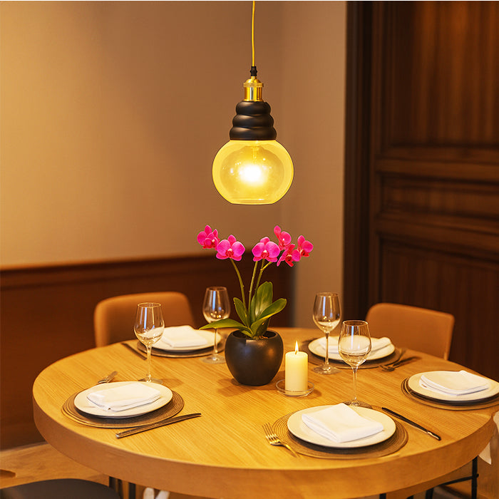 PENDANT LAMP EFE GLASS 2077 A5 62 HONEY