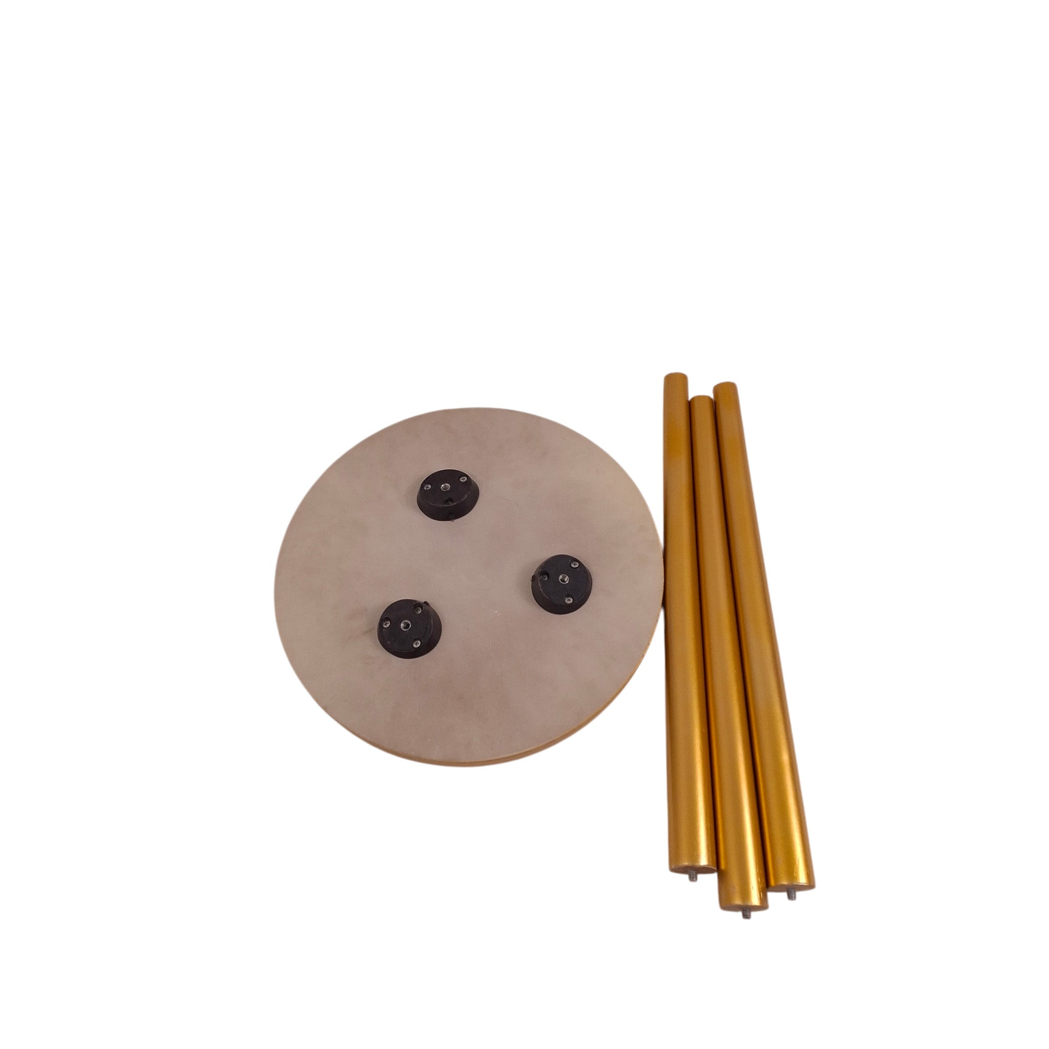 COFFE TABLE TRIPLE SET DESIGN AL01 GOLD