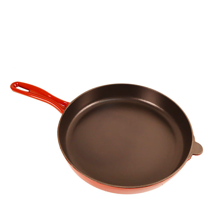 CAST IRON PAN 20 CM 1.15 LT CLARET RED SIL-1220D