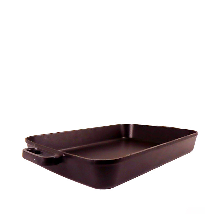 CAST IRON PAN 26X40 CM 5 LT BLACK SIL-2640T