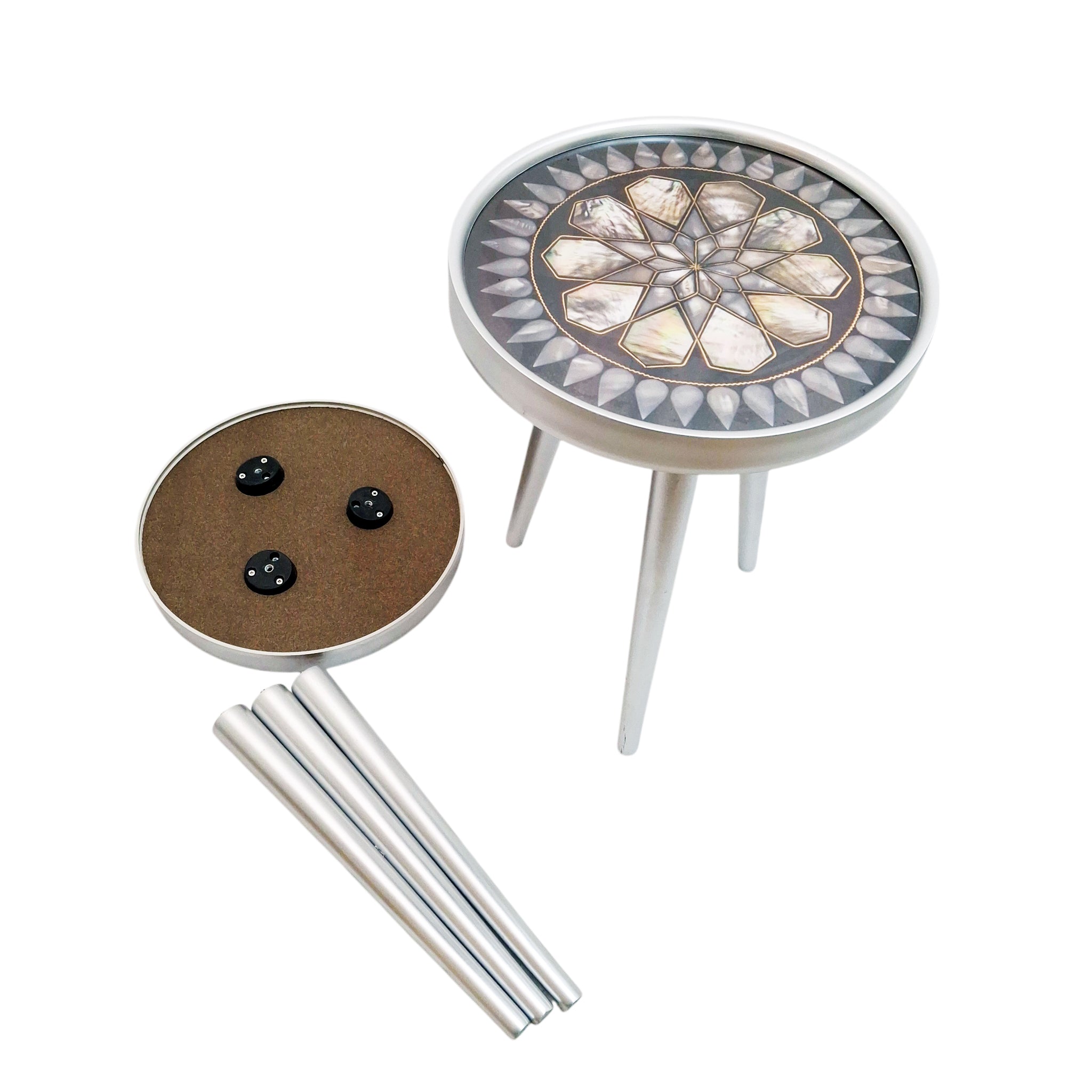 COFFE TABLE TRIPLE SET DESIGN KM238S RETRO