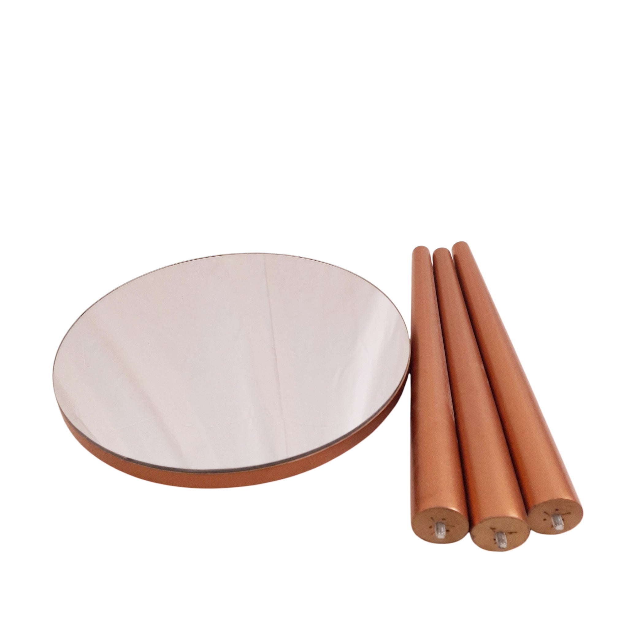 COFFE TABLE TRIPLE SET DESIGN AL01 BRONZE