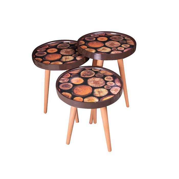 COFFE TABLE TRIPLE SET DESIGN KM249K