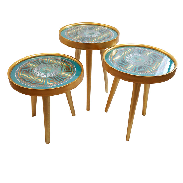 COFFE TABLE TRIPLE SET DESIGN KM201G