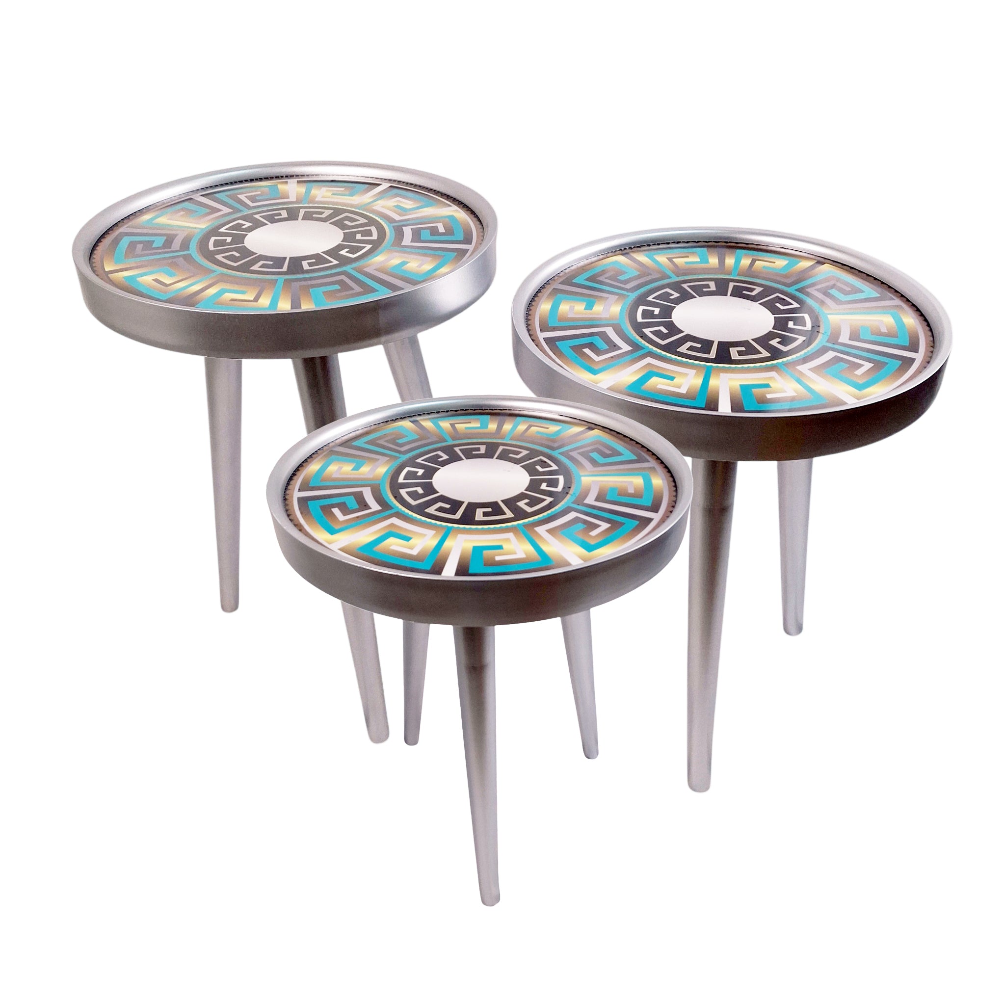 COFFE TABLE TRIPLE SET DESIGN KM238S