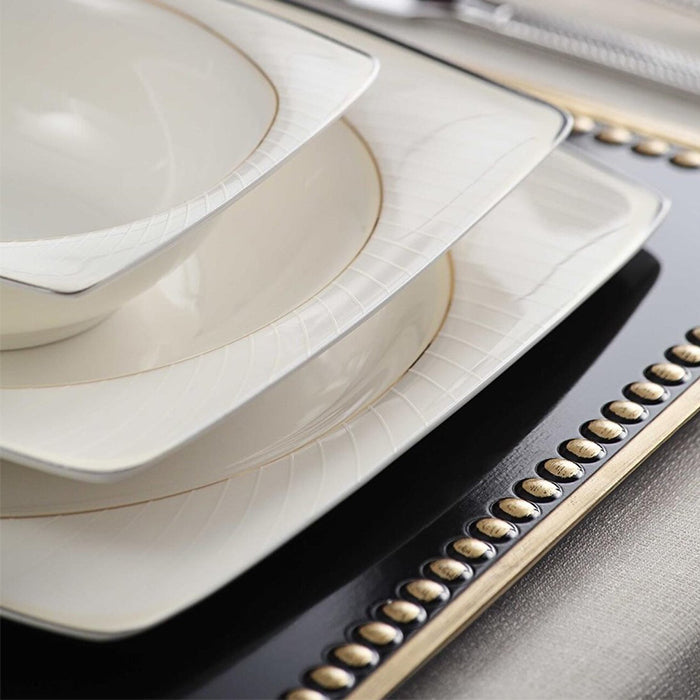 DINNER SET 60 PCS IRMA DESIGN BIANCA LUNA