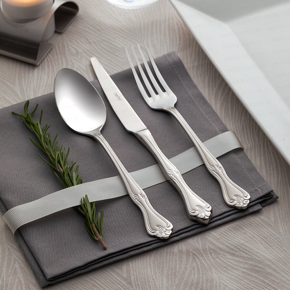 CUTLERY SET 24 PCS NEHIR LALEZAR DESIGN