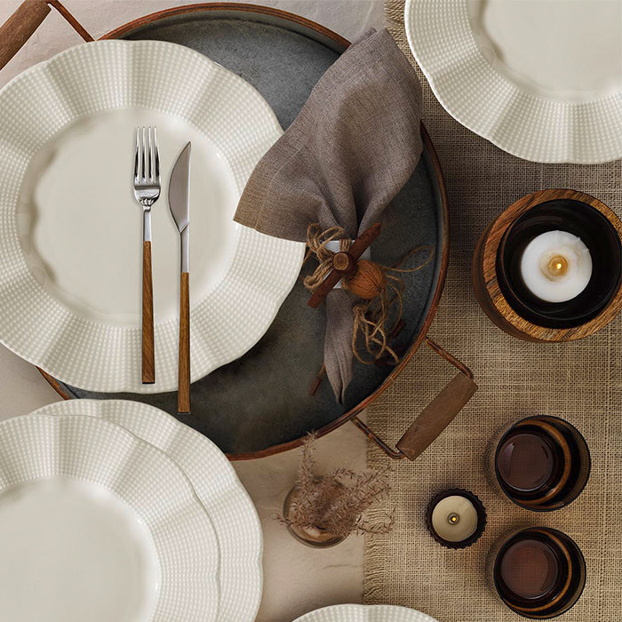 DINNER SET 83 PCS MILENA DESIGN KUTAHYA GOLD