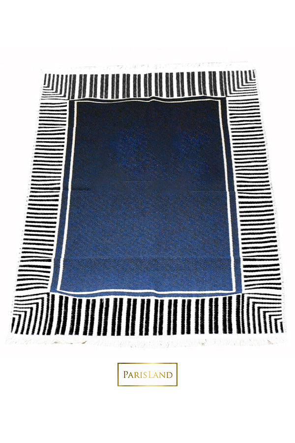 SKY BLUE DESIGN TRADITIONAL COTTON RUG