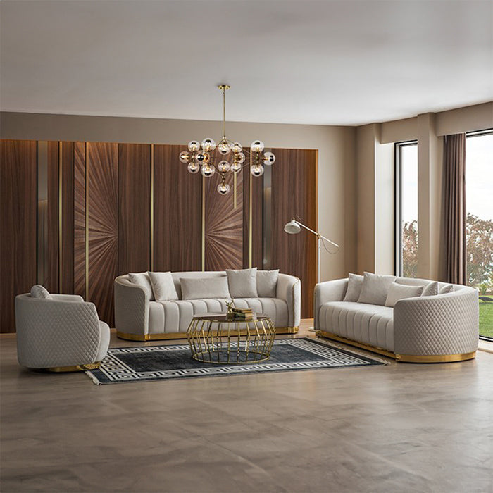 GOLDEN DESIGN TRIPLE SOFA SEAT
