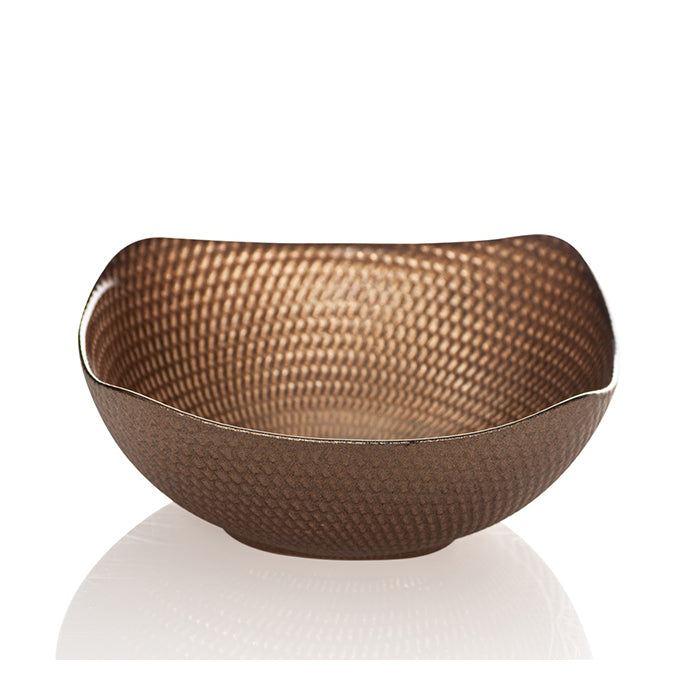 DECORATIVE PLATE 22 CM DESIGN KL28 BROWN SGM08042