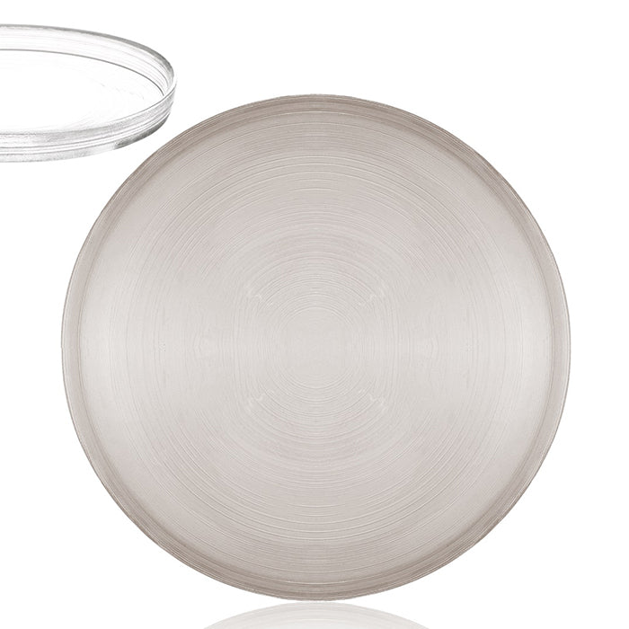 DECORATIVE PLATE 26 CM DESIGN TIVOLI FUME COLOR SGM07612