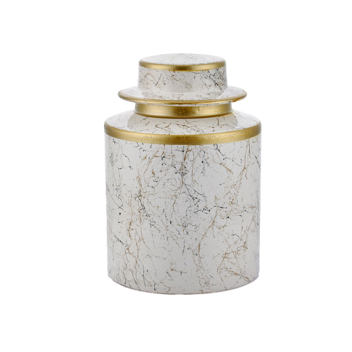 DECOR VASE LIONEL DESIGN CYLINDER CUBE 30 CM CEMILE