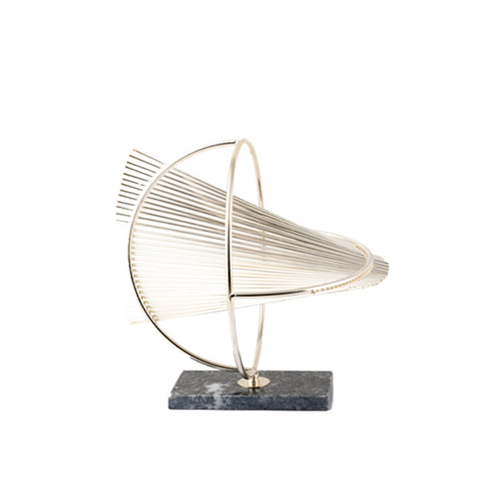 DECOR SILVER CIRCLE 36 CM CEMILE