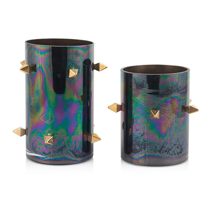 DECOR VASE BLACK ITEM CEMILE