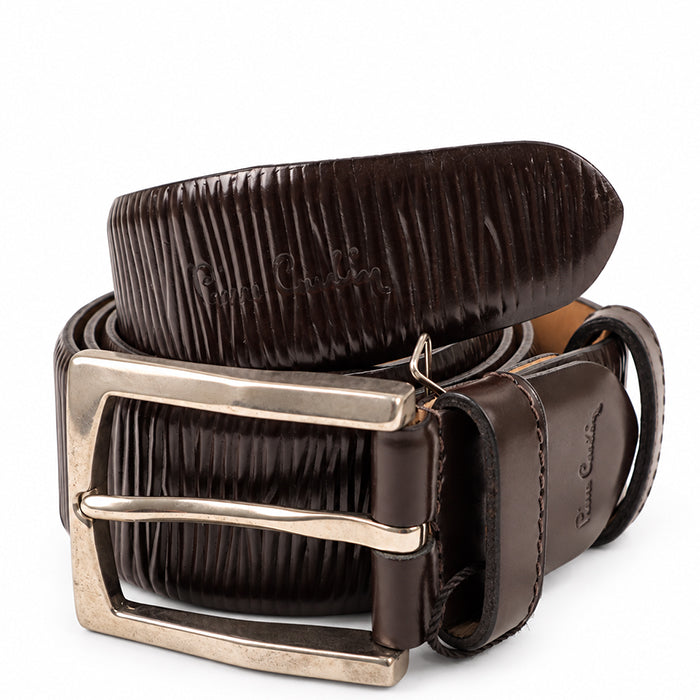 PIERRE CARDIN BROWN MEN BELT
