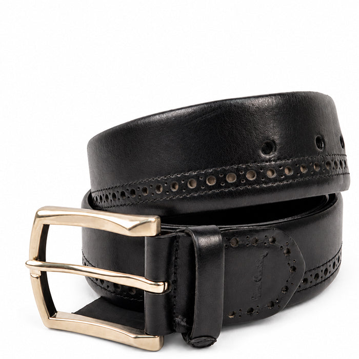 PIERRE CARDIN BLACK MEN BELT
