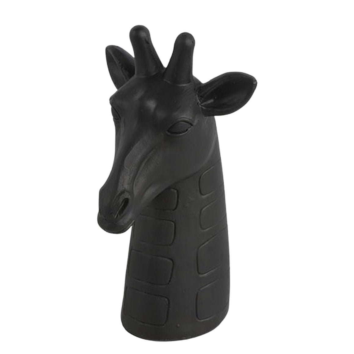 DECOR SCULPTURE GIAFFE BLACK
