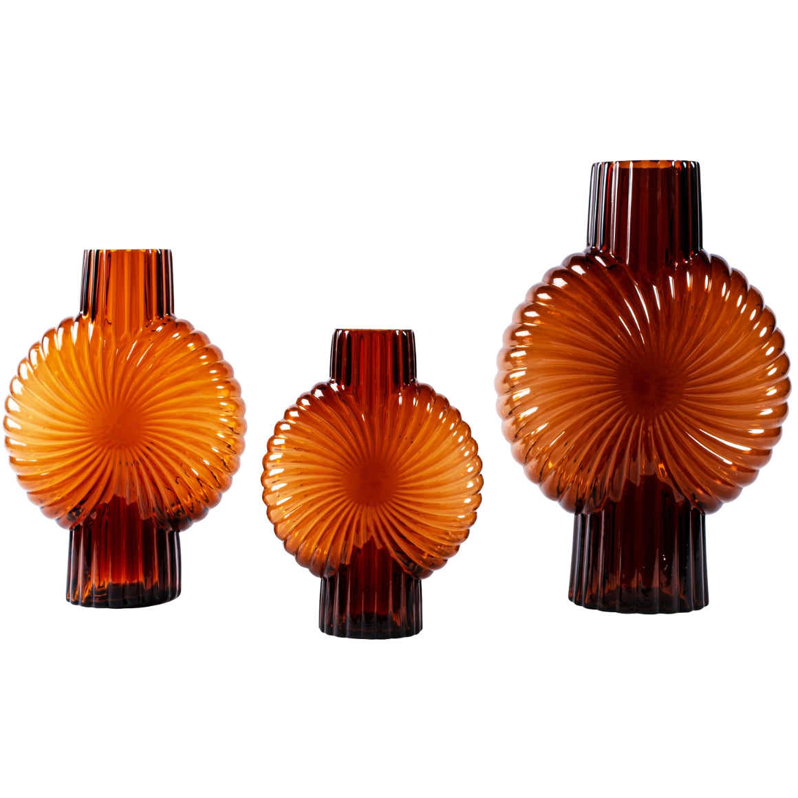 ZUGAR BROWN VASE 40CM