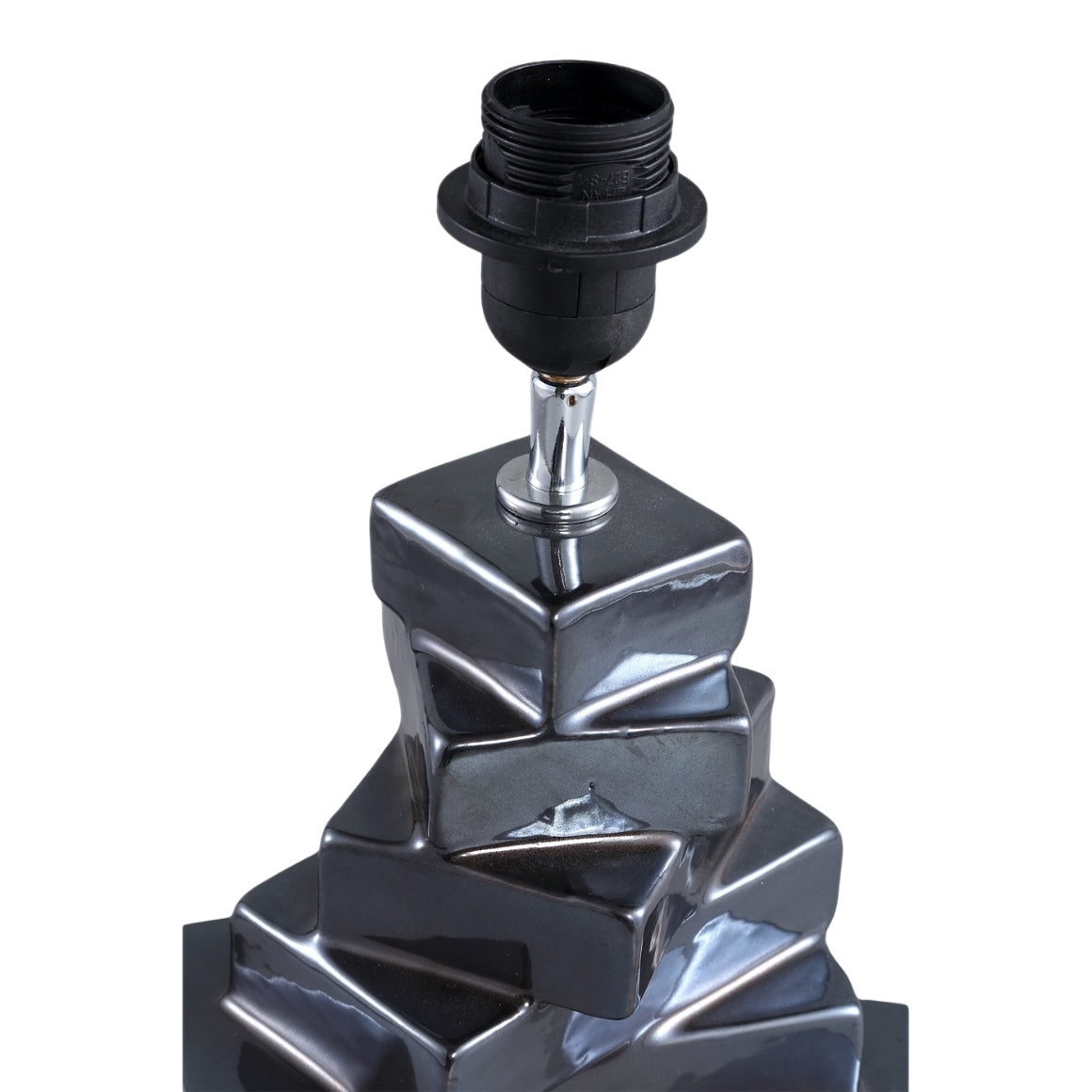 TABLE LAMP RELLIS GREY 38 CM