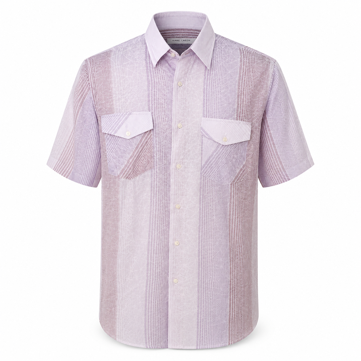 PALMEN PURPLE SHIRT SHORT SLEEVE