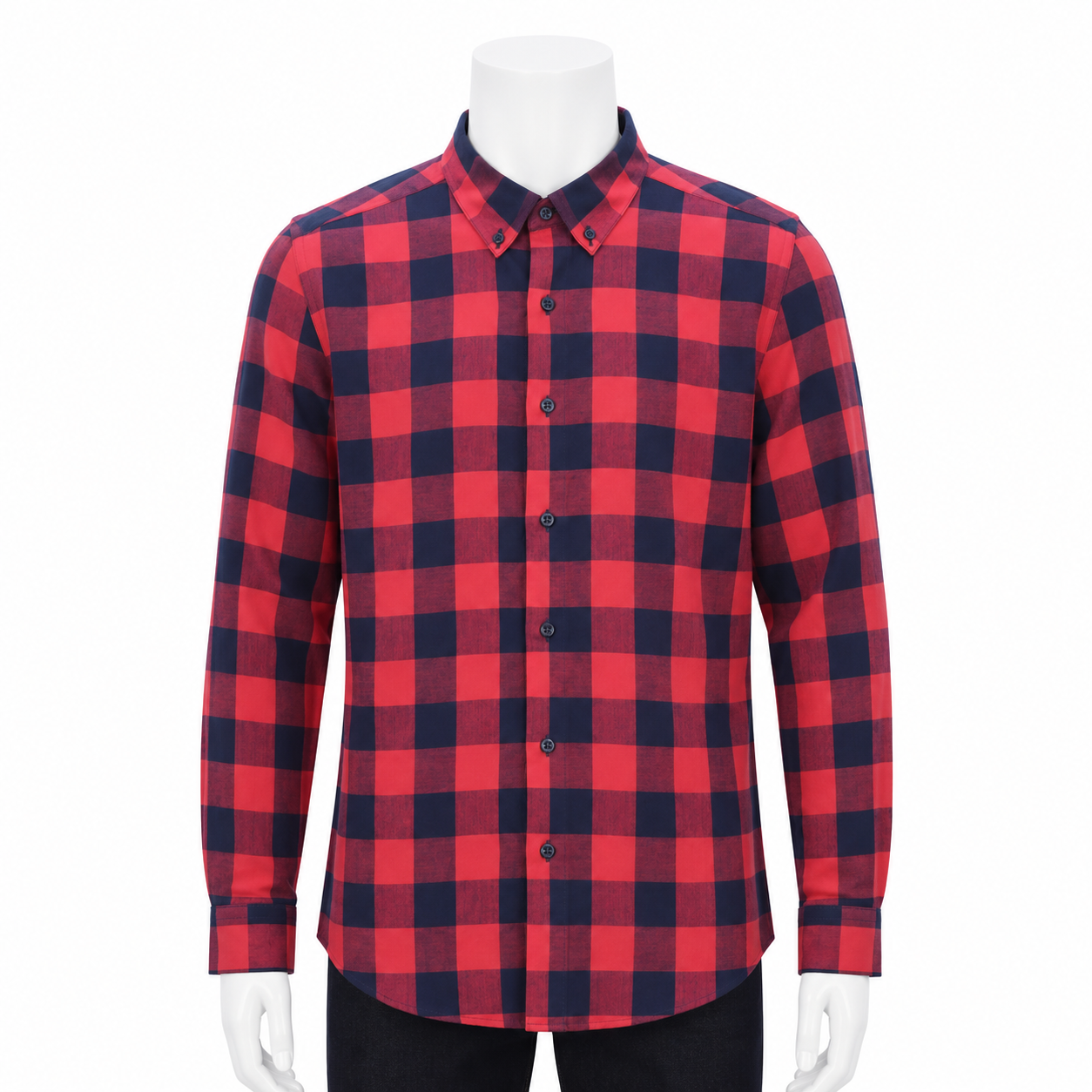 PALMEN CHECKED SHIRT PINK AND NAVY