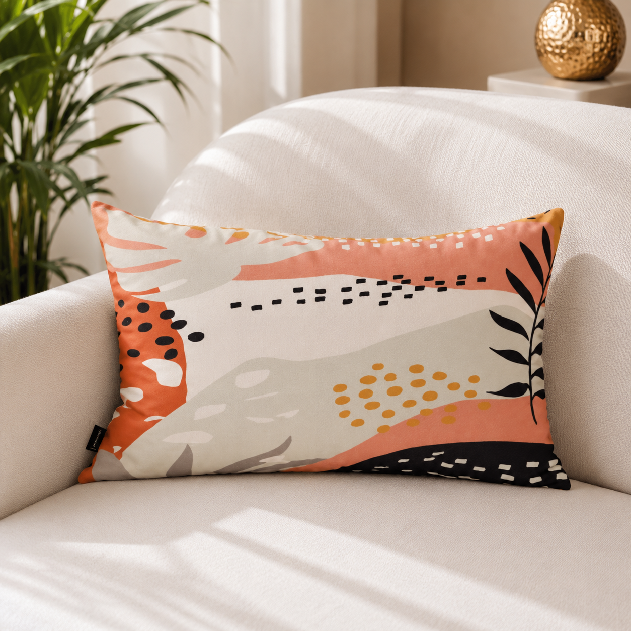 CUSHION COVER 45X65 CM PETEK FABRIC DOUBLE SIDE PRINTED