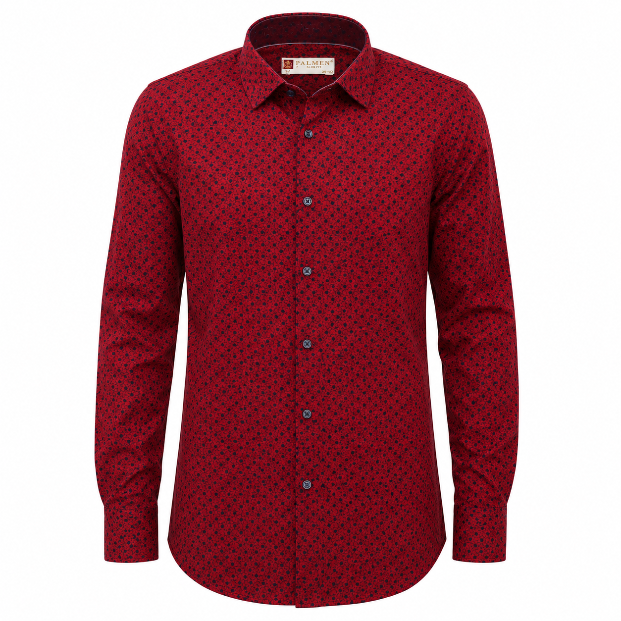 PALMEN SHIRT TEXTURED MAROON