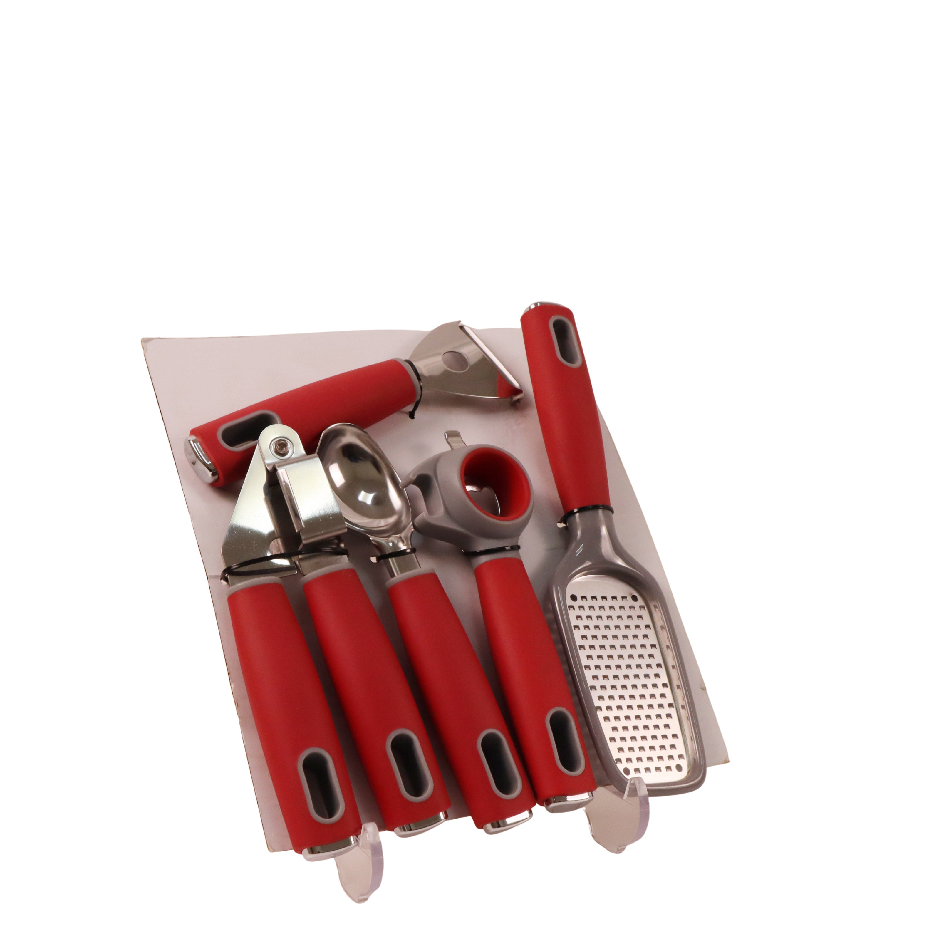 NEVA RED 5 PCS KITCHEN SET