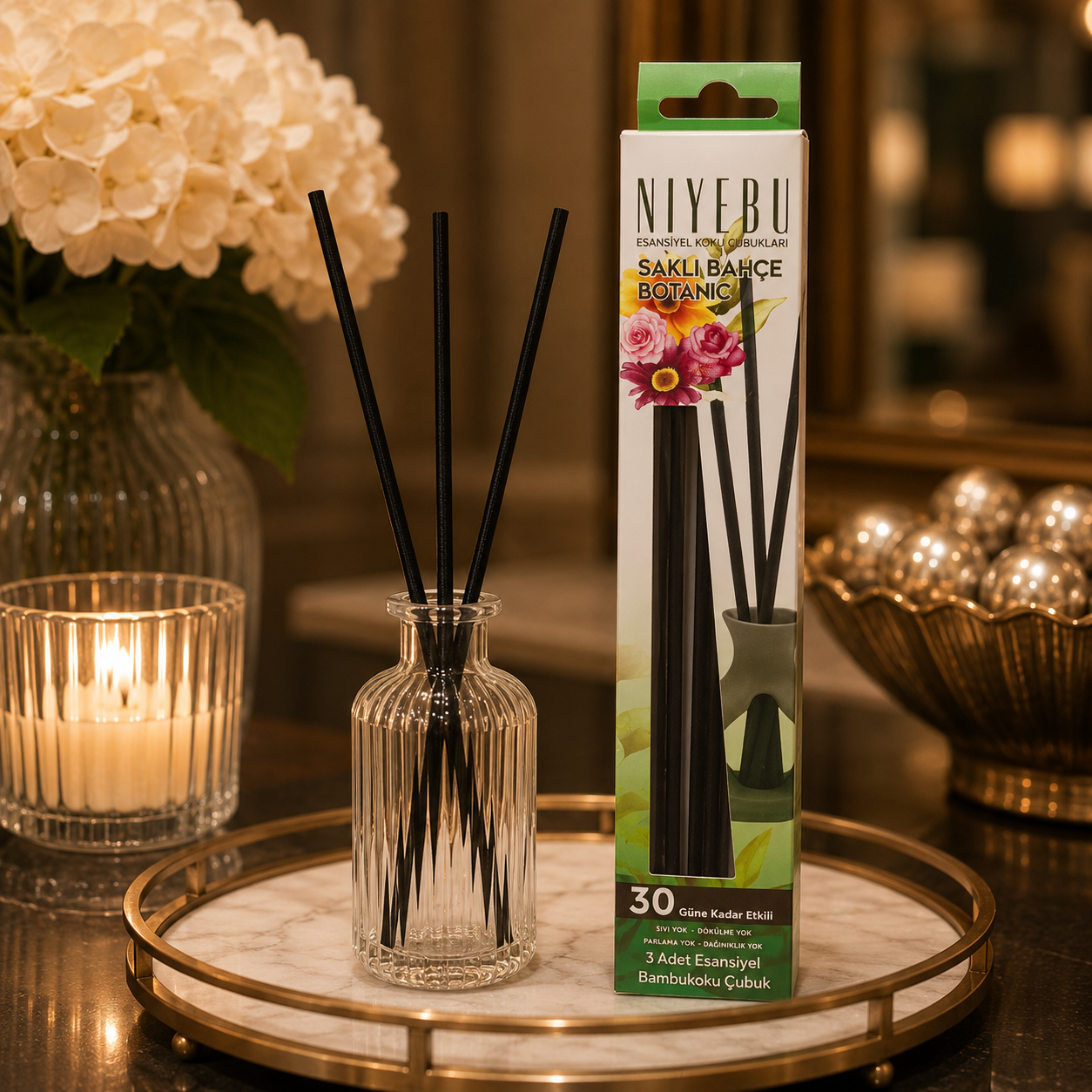 BAMBOO STICK BOTANICAL GARDEN REED FRAGRANCE DIFFUSER