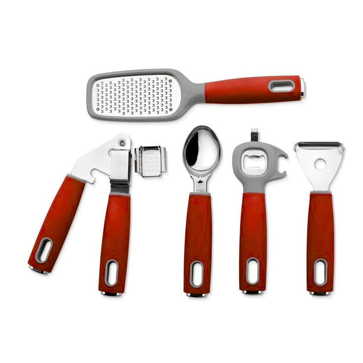 NEVA RED 5 PCS KITCHEN SET